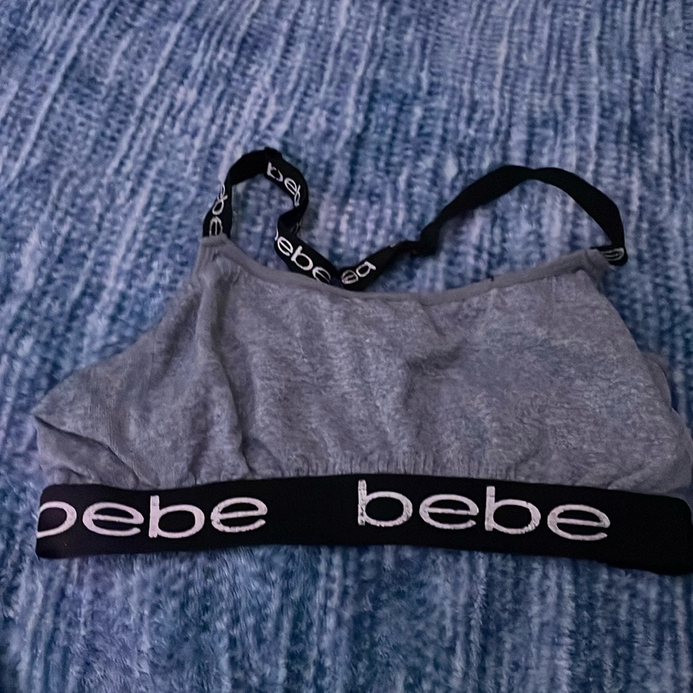 Gray BEBE bra